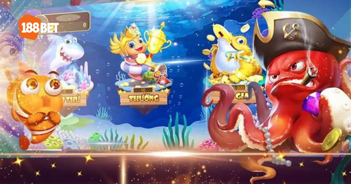 Bắn Cá Nổ Hũ 188bet – Cách Săn Jackpot & Kiếm Xu Dễ Dàng 4 Hệ thống nổ hũ trong game bắn cá & cách nhận thưởng lớn