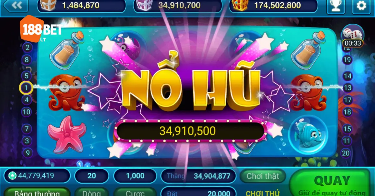 Nổ Hũ B52 188bet: Săn Jackpot Khủng Cùng Slot Đẳng Cấp 4 Hệ thống slot game B52 với nhiều tính năng đặc biệt
