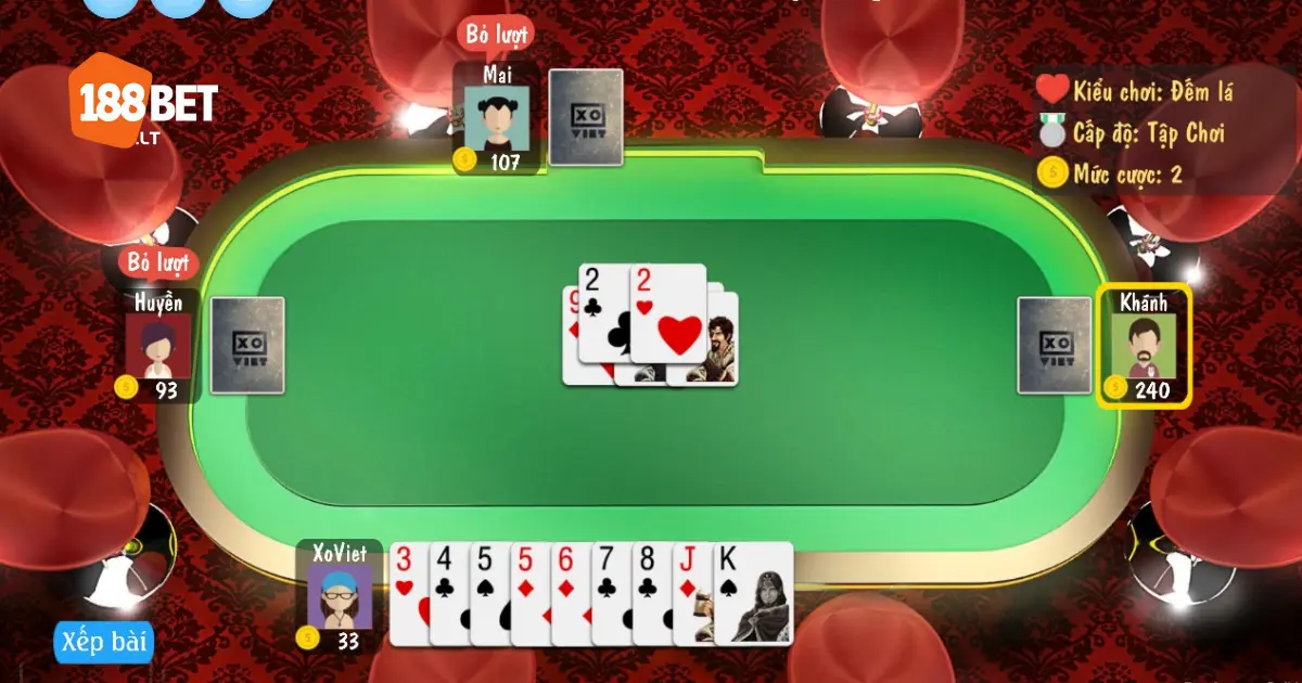 Tiến Lên Miền Nam 188bet – Cách Chơi & Đánh Bài Hiệu Quả 3 Cách xếp bài & quy tắc chặn bài trong Tiến Lên